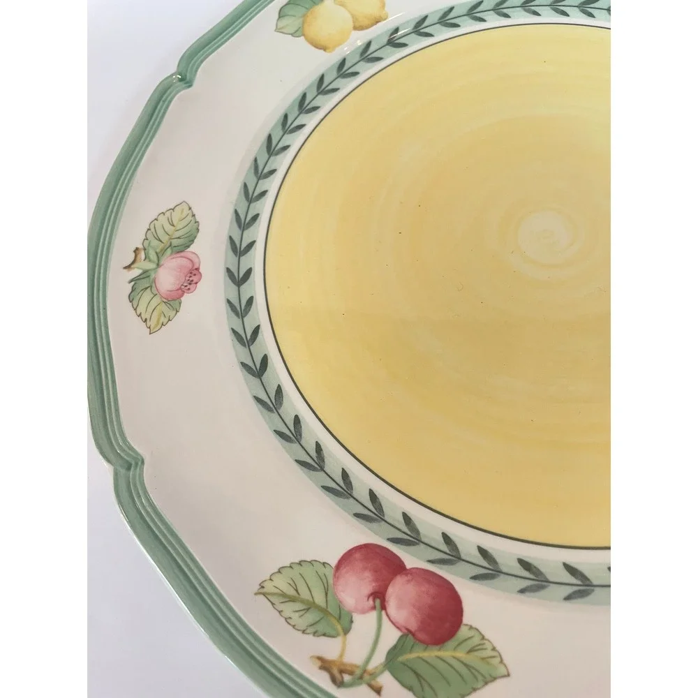 Villeroy & Boch French Garden Fleurence Chop Plate Round Platter 12.25
